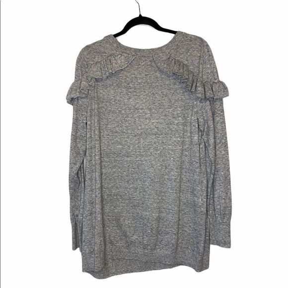 Isabel Maternity Ruffle Pullover Sweater - Picture 2 of 4